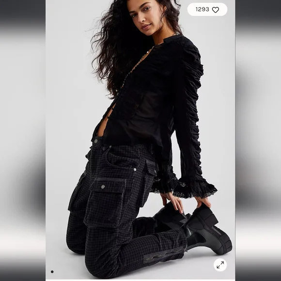 We The Free London Calling Slouchy Cord Pants. NWOT. - Picture 1 of 4